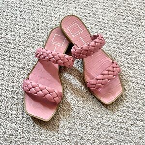Dolce Vita double braided sandals EUC pink size 8